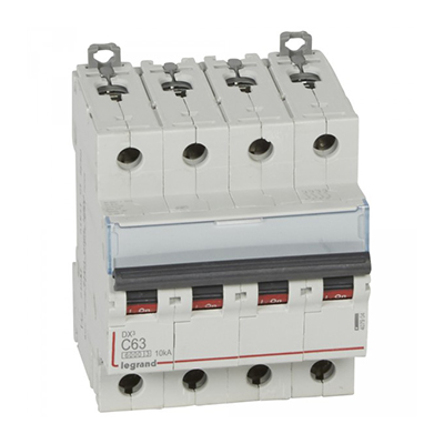 DISJ MODULAIRE DX3 4P C63 6000A/10KA 407904