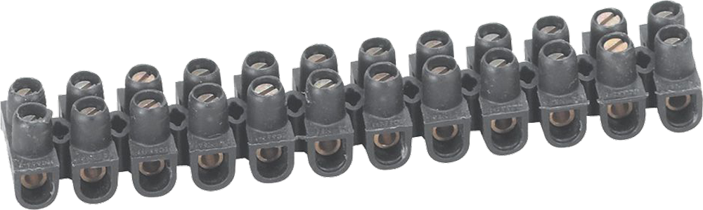 BARRETTE DE CONNEXION NYLBLOC-CAP 6MM² NOIR 034213