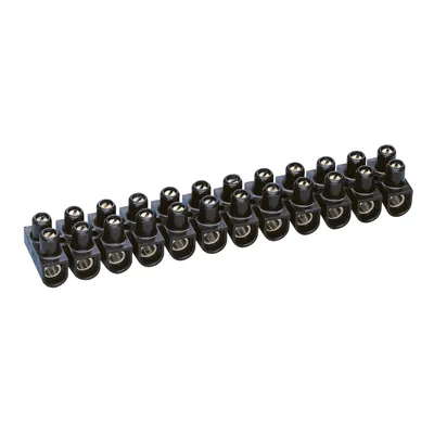 BARRETTE DE CONNEXION NYLBLOC-CAP 25MM² NOIR 034219