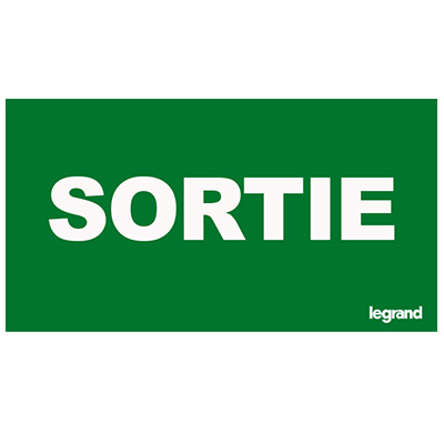 BAES-SIGNALISATION ADDITIONELLE SORTIE 218x109MM 61003