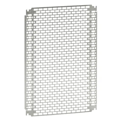 Plaque perforee LINA25 pr atlantic/inox/marina H400xL300-036012