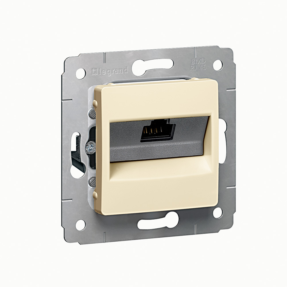 CARIVA IVOIRE MECANISME PRISE RJ45 CAT6UTP 773741
