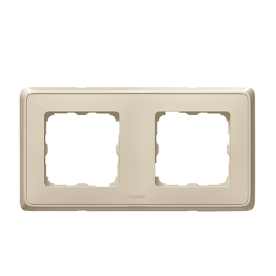 CARIVA PLAQUE 2POSTES BEIGE* 773682