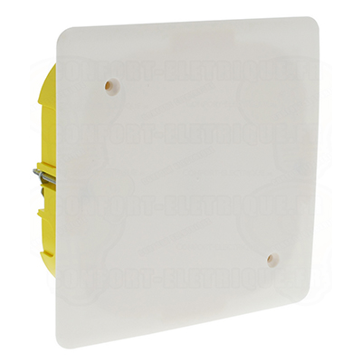 BOITE de derivation pour cloison seche 115X115X40 couvercle 140X1 089372