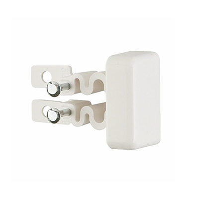 MOULURE DLPPLUS 20X12.5 - EMBOUT BLANC 031202