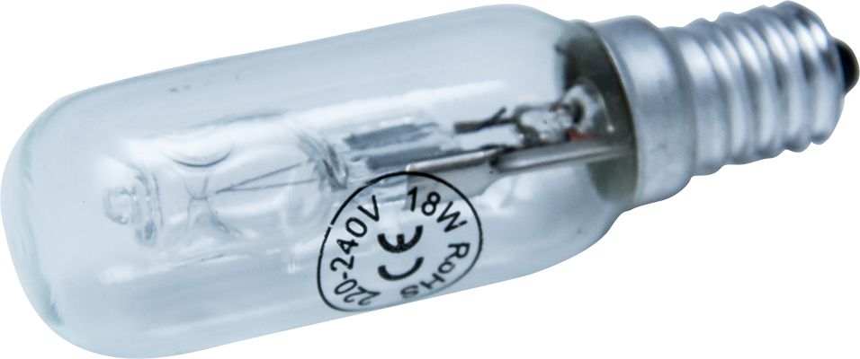 AMPOULE HALOGENE  refrigerateur CE E14 18 W  HL02504 1050201015 (dstk)(60)