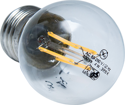AMPOULE  LED CE G45 E14 4 W  3000 K 1050203288 (dstk)(60)