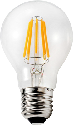 AMPOULE  LED CE A60 E27 6 W 3000 K 1050203292 (dstk)