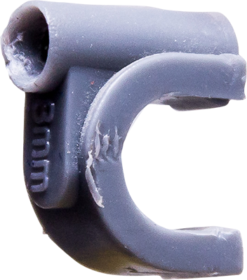 ATTACHE -FIL 4MM GRIS (200pcs) MO30005