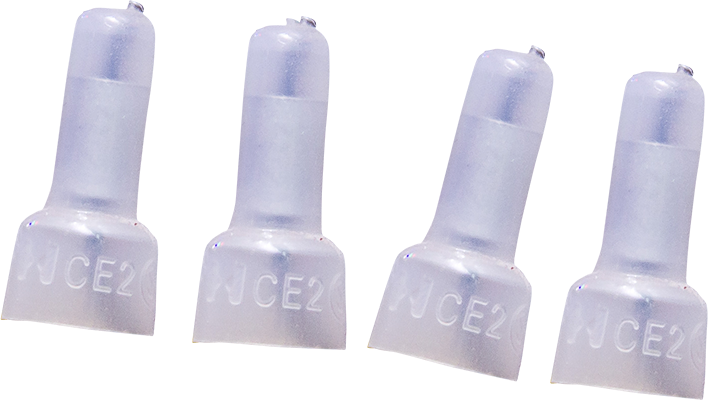 JONCTION DE SECURITE BLANC CHS 1.25 mm²  2100304031 (100PCES)