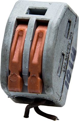 BORNE DE  CONNEXION  2 connet°  24 A/400 A EKO  2100201014