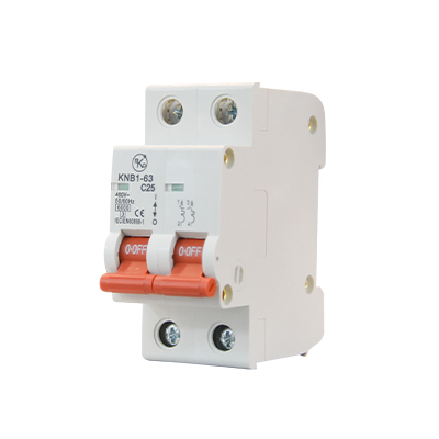 DISJONCTEUR KNB1-63 2P 25 A 400V 50/60Hz   CE EKO  2100905009