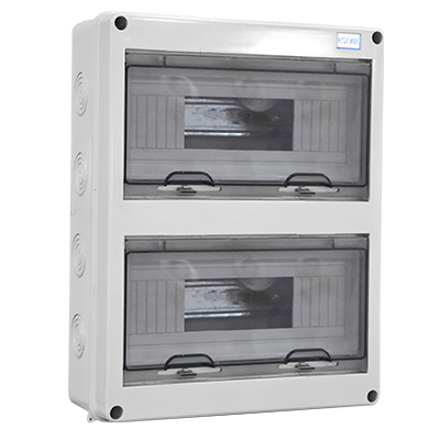 BOITE DE DISTRIBUTION IP65 2RANGEER 24MODULES L275 x W355 x H108 mm 2100902006