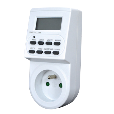 PROGRAMMATEUR HEBDO.DIGITAL 10PROGAMMES   16A(2) 230V/ 50HZ 16(2)A.3600W.  2100909004