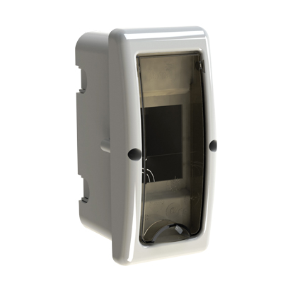 COFFRET DE DISTRIBUTION ENCAST PORTE   2MOD FUMEE  8692PF-FR SOLERA