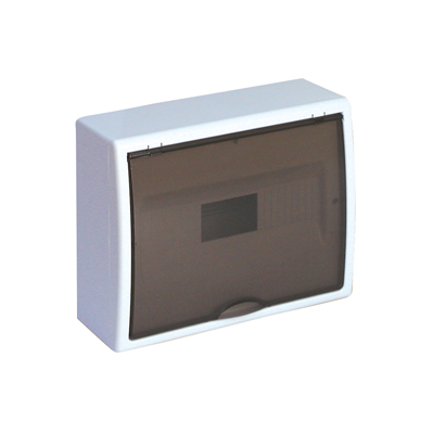 COFFRET DISTRIBUTION DE SURFACE 307x247x104 12MOD  PORTE FUMEE  8703PF SOLERA