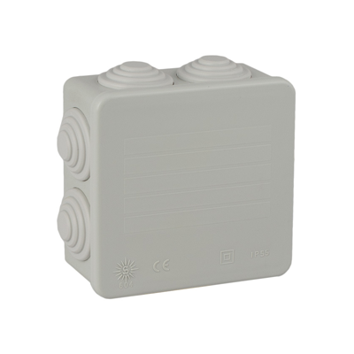 BOITE ETANCHE 7 GRAD. 80X80X35  604FR SOLERA