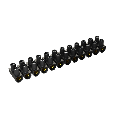 BARRETTE DE CONNEX 10mm2-450V NOIRE  RE10/10N-FR SOLERA