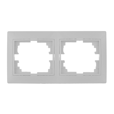 CADRE POUR 2 MECAN.HORIZ.BLANC ERP72U-FR SOLERA (DSTK) (-50%)