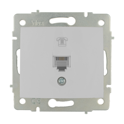 Prise telephone RJ11 sans cadre ERP84FR Solera