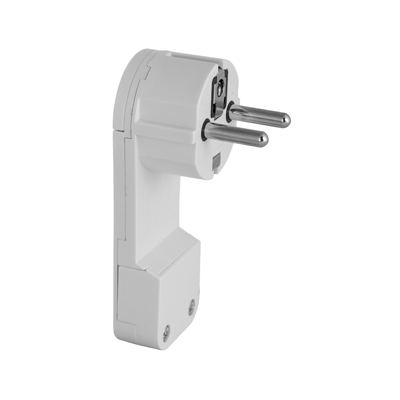 FICHE COUDEE 2P+T16A 250V BLAN  CTM1FR SOLERA