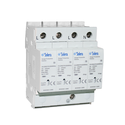 PROTECT PARAFOUDRE MOD.3P+N 400/230VAC   20KVA 275VC  LST4FR SOLERA