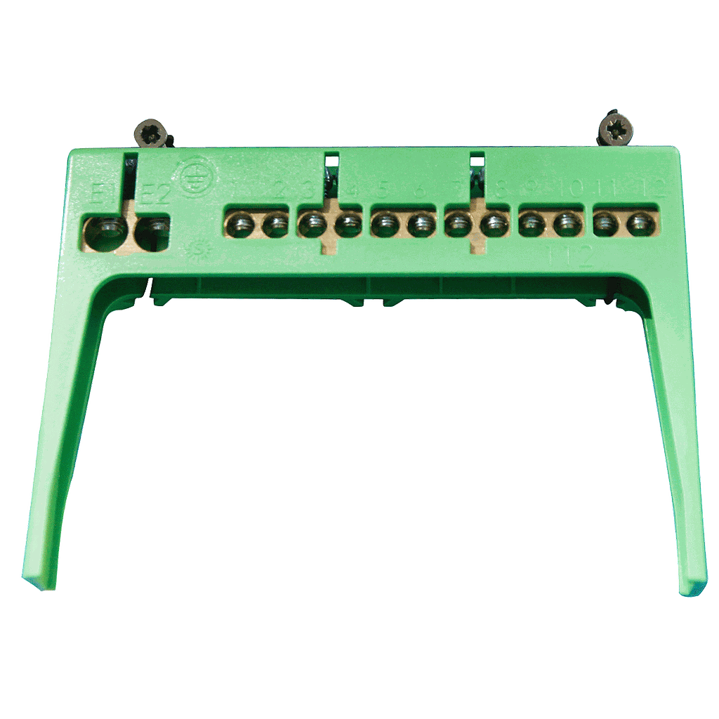 BORNE DE CONNEXION COUL VERT 2X16MM²+12X6MM²  212TT-FR SOLERA