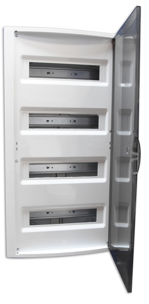 COFFRET DISTRIBUTION DE SURFACE 56MOD PORTE FUMEE 362X686 104mm  5271PF-FR SOLERA