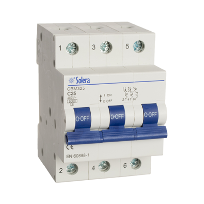 DISJONC.MAGNET  3P 10A 3 MOD  CBM310FR SOLERA