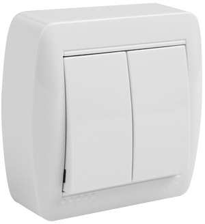 DOUBLE COMMUTATEUR 10AX 250V MUR12U-FR SOLERA