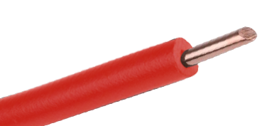 FIL ISOLE RIGIDE 0.75KV 1CX1.5MM2  CI1 PVC-70ø ROUGE 50525-2-31 /M DUCAB
