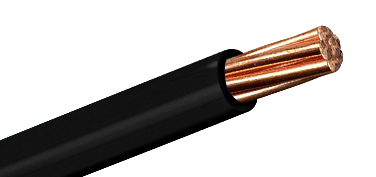 FIL ISOLE RIGIDE NOIR 0.75KV1C 25MM2  C2PVC-70ø  DUCAB