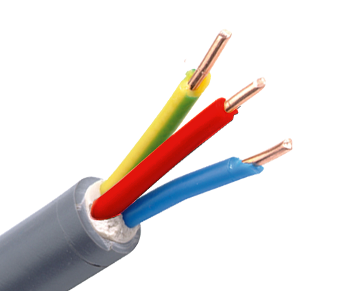 CABLE VGV RIGIDE 1KV 3CX4MM2  CI1 PVC-70ø GRIS R/B/V.J  IEC 60502-1  /m DUCAB
