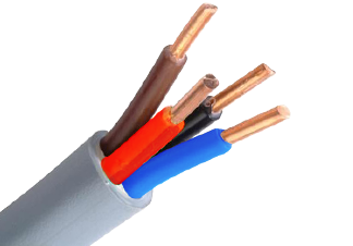 CABLE VGV RIGIDE 1KV 4CX2.5MMy  CI1 PVC-70ø GRIS R/B/N/M  IEC 60502-1  /m DUCAB