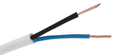 CABLE VGV SOUPLE 0.5KV 2CX1.5MM2  CI5 PVC-70ø BLANC B/N 50525-2-11 /M DUCAB