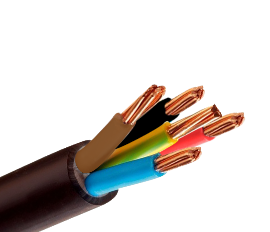CABLE 1KV5C2 10MM2  C2XLP/PVC NOIRE /M DUCAB