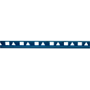 BAGUETTE D'ANGLE PVC 10mm BLEU 2,45m DY008 (dstk) (-90%)