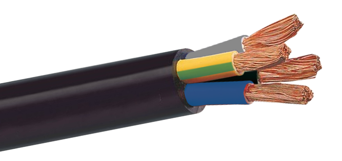 CABLE INDUSTRIEL FLEXIBLE H07RN-F 4G16 mm² 2100302010 /M