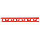 BAGUETTE D'ANGLE PVC 12mm ROUGE 2,45m DY006 (dstk) (-90%)