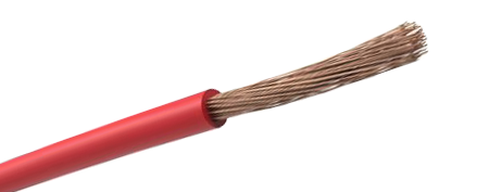 FIL ISOLE SOUPLE ROUGE  0.75KV1C 16MM2  C5PVC-70ø RLX 100M DUCAB