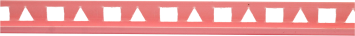 BAGUETTE D'ANGLE PVC 10mm 2,45m ROSE DY014 (dstk) (-90%)