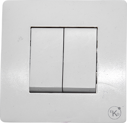 INTERUP DOUBLE 10A 250V REF:921103 EKO (DSTK)(40)