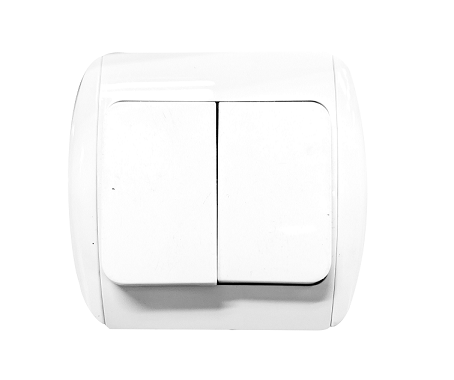 INTERUP DOUBLE  BLANC KG812   AVEC BOITIER MZ8818 (DSTK)(40)