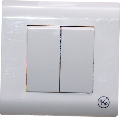 INTERRUPTEUR VA ET VIENT 10A-230V CE LSW-04 1050300006 DOUBLE ENCASTRE