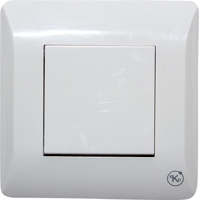 INTERRUPTEUR SIMPLE V &V ENCASTRE  10A 250V EKO 1050300402