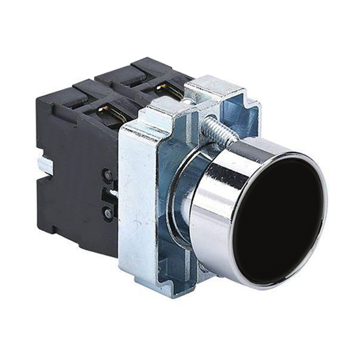 BOUTON POUSSOIR IMPULSION NP2-BA25 1 x ON + 1 x OFF NOIR TECHPOWER 2100905104