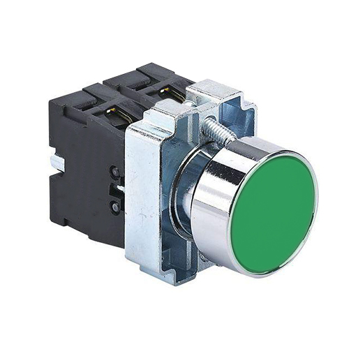 BOUTON POUSSOIR IMPULSION NP2-BA35 1 x ON + 1 x OFF VERT TECHPOWER 2100905105