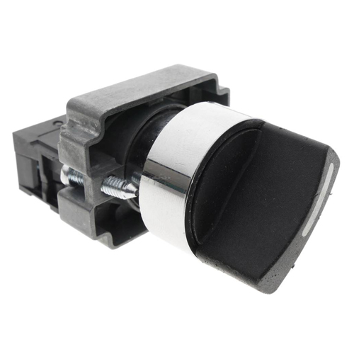 BOUTON TOURNANT CROCHE COURTE 2POSITION FIXE NP2-BD21 NOIR 2100905108