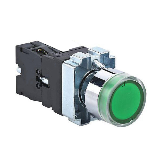 BOUTON POUSSOIR LUMINEUX NP2-BW3361 1 x ON VERT TECHPOWER 2100905114