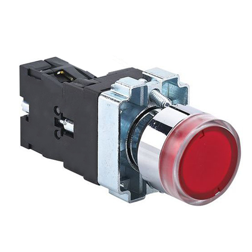 BOUTON POUSSOIR LUMINEUX NP2-BW3461 1 x ON rouge TECHPOWER 2100905115
